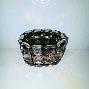 Faux Jeweled Stretch Bracelet